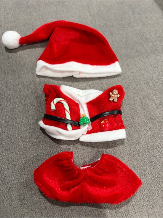 Other - Labubu or Small Doll Red Santa Holiday Dress-Up Set
